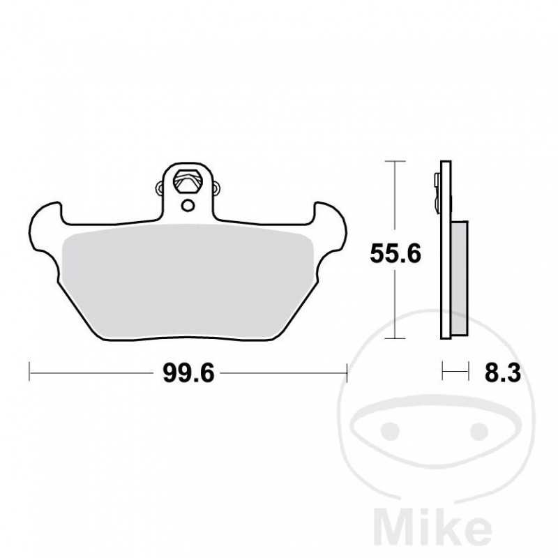 TRW Sintered front brake pads ALTN: 7320955 787.08.19