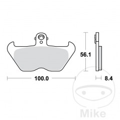 TRW Standard brake pads ALTN: 7320963 787.31.69