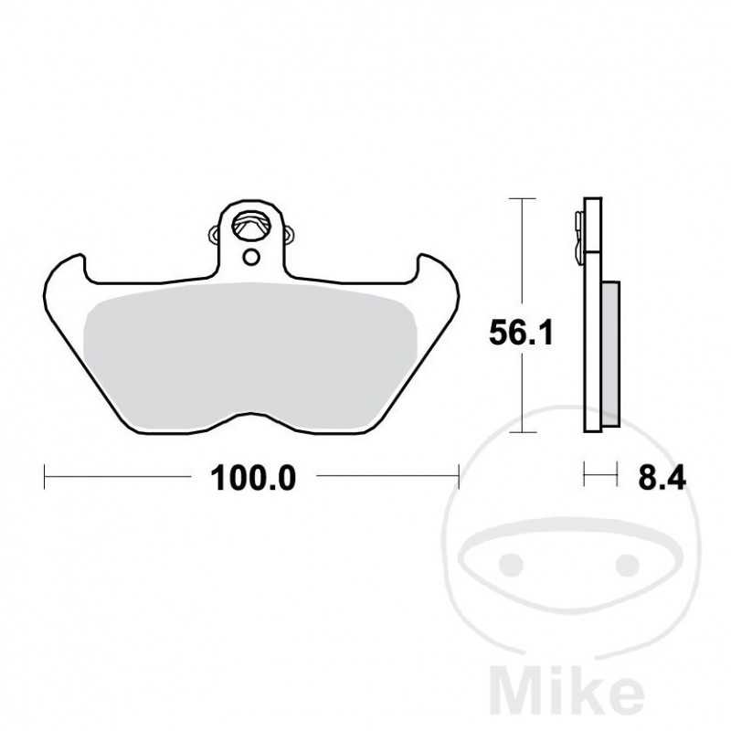 TRW Sintered front brake pads ALTN: 7320955 787.08.92