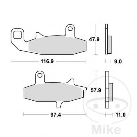TRW Pastillas de freno delantero sinterizadas ALTN: 7321185 787.25.59