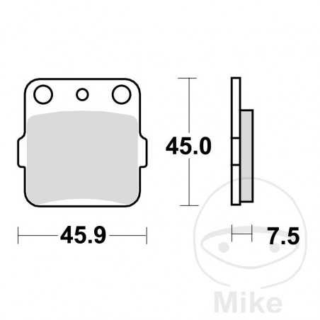 TRW SINTERED BRAKE PADS SI ALTN: 7376999 787.28.98