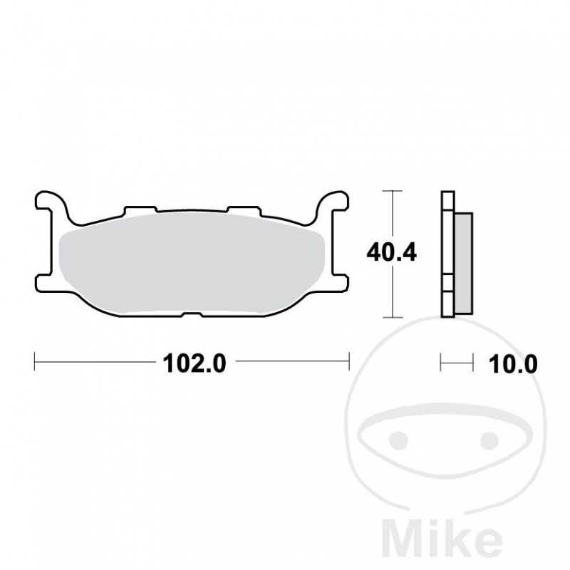 TRW Sintered front brake pads ALTN: 7328974 787.34.09