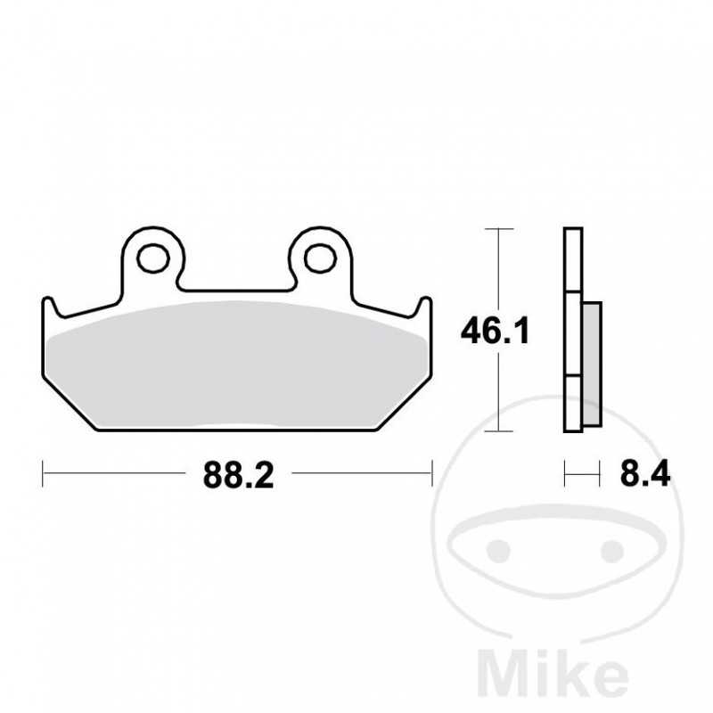 TRW Sintered front brake pads ALTN: 7328610 787.33.00