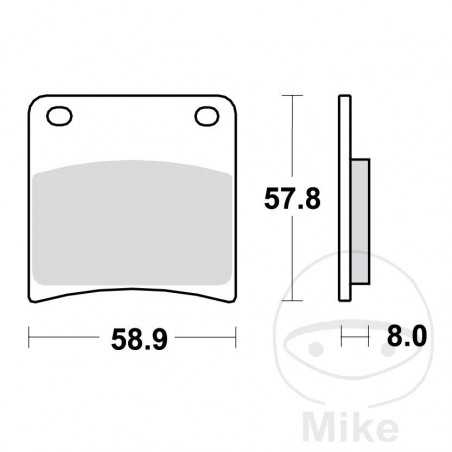 TRW Standard brake pads ALTN: 7372410 787.19.73