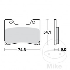 TRW Standard brake pads ALTN: 7375389 787.22.60
