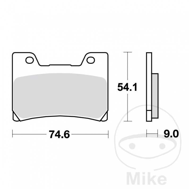 TRW Sintered front brake pads ALTN: 7328685 787.33.83