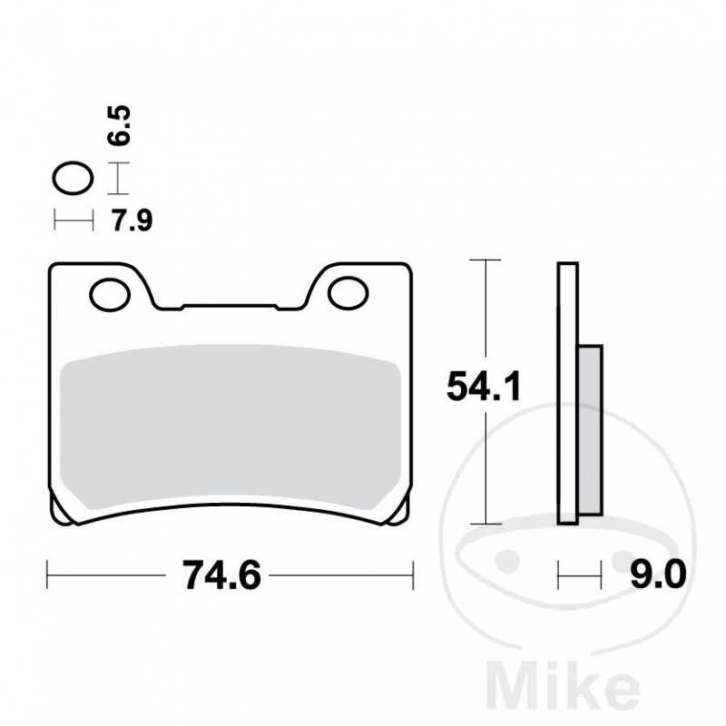 TRW Sintered front brake pads ALTN: 7320129 787.34.17