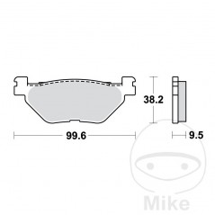 TRW Standard brake pads ALTN: 7320344 787.18.41