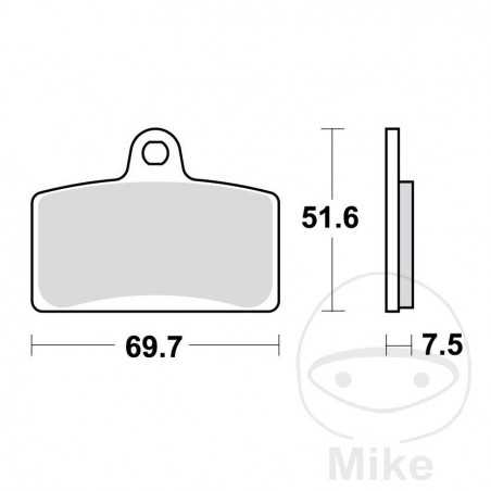TRW Sintered front brake pads ALTN: 7321342 787.44.64