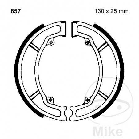 EBC Zapatas de freno sin muelle 732.11.69