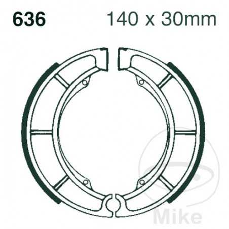 EBC spring brake shoes 732.33.22