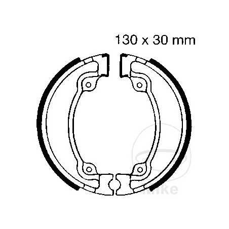 EBC spring brake shoes 7860133 ALTN: 7373582 732.60.02