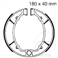 EBC spring brake shoes 732.60.36