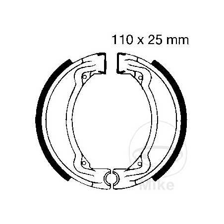 EBC spring brake shoes ALTN: 7328198 732.68.95