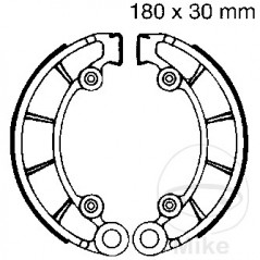 EBC brake shoes without spring 732.80.65