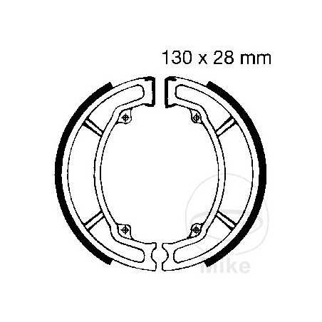 EBC spring brake shoes ALTN: 7328206 737.39.39