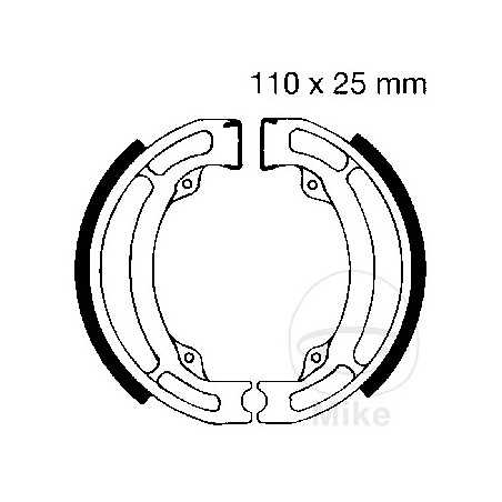 EBC spring brake shoes 732.82.14