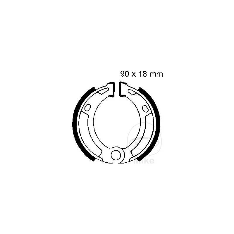 EBC brake shoes without spring ALTN: 7373715 737.01.56