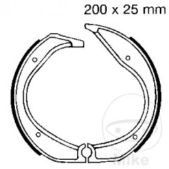 EBC brake shoes without spring ALTN: 7860620 737.20.14