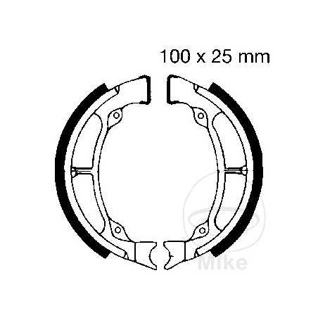 EBC spring brake shoes 737.22.20