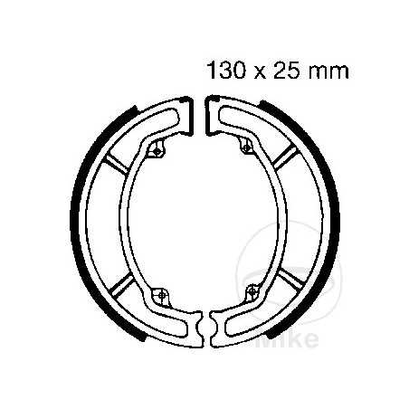 EBC spring brake shoes ALTN: 7860042 737.76.90