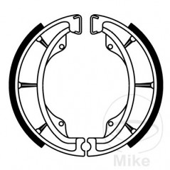TRW brake shoes without spring 786.00.08