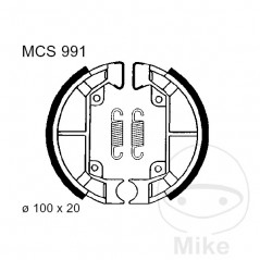 TRW spring brake shoes 786.00.67