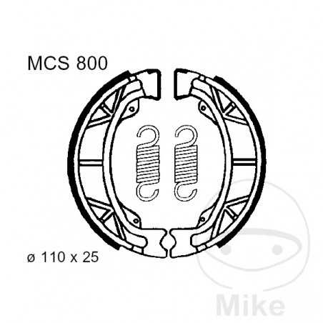 TRW spring brake shoes ALTN: 7327992 786.00.83