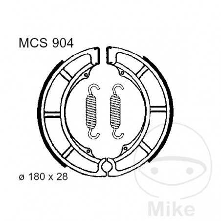 TRW spring brake shoes 786.03.23