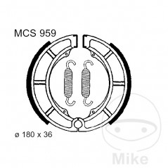TRW spring brake shoes ALTN: 7370893 786.05.39