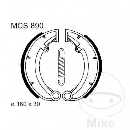 TRW Zapatas de freno con muelle 786.05.88