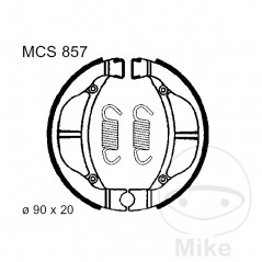 TRW spring brake shoes ALTN: 7378532 786.07.45