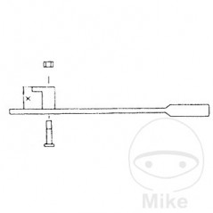 PEITZ Palanca freno de mano para remolque 21 MM L 450 338.62.01
