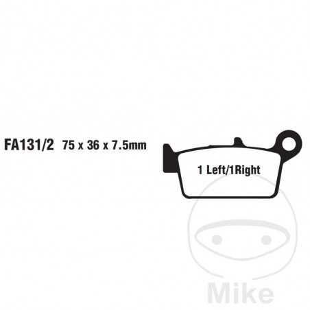 EBC Standard brake pads SCOOTER 732.00.83