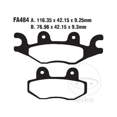 EBC Standard brake pads SCOOTER 732.01.56