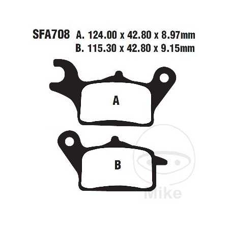 EBC carbon brake pads SCOOTER 732.01.59