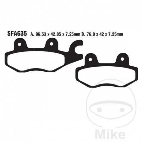 EBC Standard brake pads SCOOTER 737.00.33