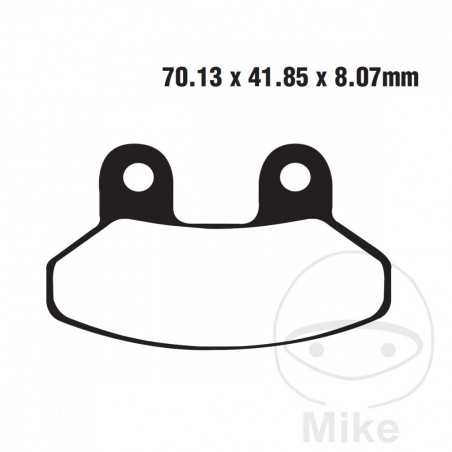 EBC Pastillas de freno carbono SCOOTER 737.00.36