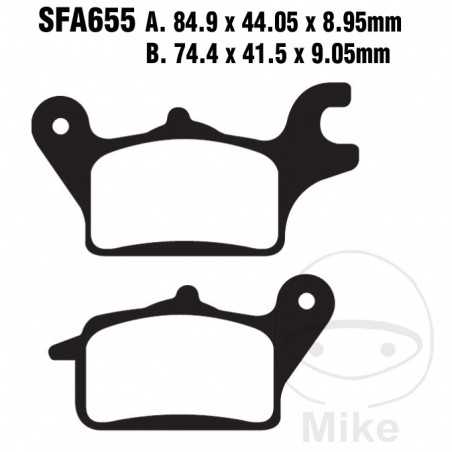 EBC Standard brake pads SCOOTER 737.00.41