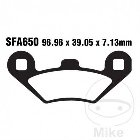 EBC carbon brake pads SCOOTER 737.00.65