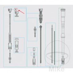KAYABA Bleeder screw / damper 10X16 MM 773.05.95