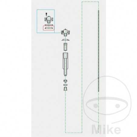 KAYABA Junta plástico tapa de horquilla 773.10.85