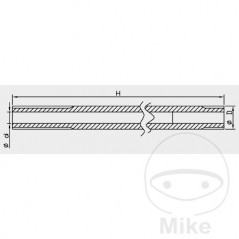 KAYABA fork piston rod 773.11.01