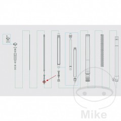 KAYABA rebound piston for fork 773.11.18
