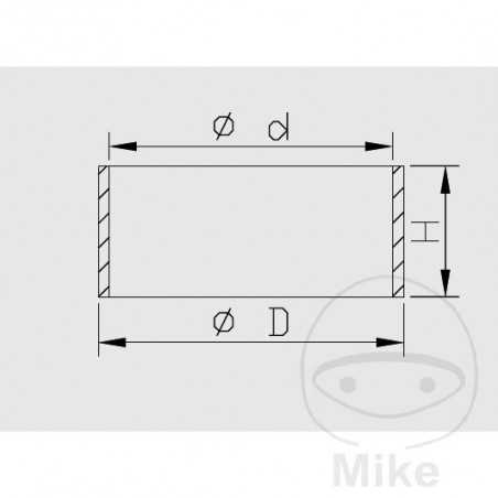 KAYABA Segmento de pistón horquilla 773.11.19