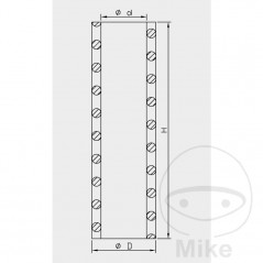 KAYABA fork piston spring 25N/MM 105 MM 26 773.10.93