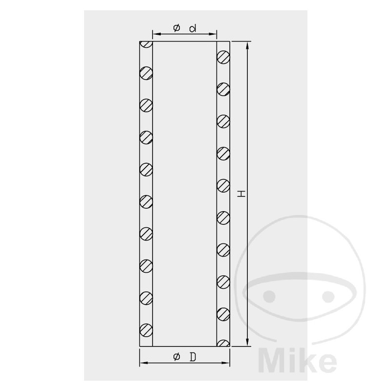 KAYABA fork piston spring 25N/MM 105 MM 26 773.10.93