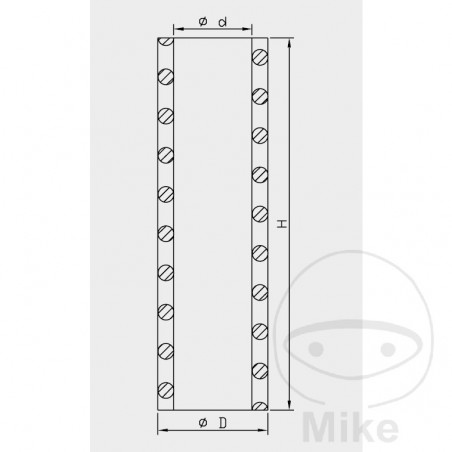 KAYABA fork piston spring 25N/MM 105 MM 26 773.10.93