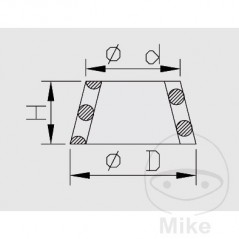 KAYABA Pressure passage spring 11X11X5 773.05.96