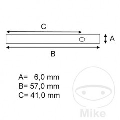 TOURMAX Set of brake pad pins 717.33.39